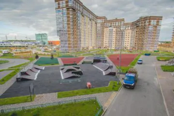 Деревянный скейт‑парк в&nbsp;ЖК&nbsp;&laquo;Татьянин Парк&raquo; превью 1