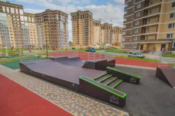 Деревянный скейт‑парк в&nbsp;ЖК&nbsp;&laquo;Татьянин Парк&raquo; превью 1