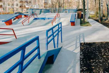 Бетонный скейт парк в мкр. Сходня, г. Химки превью 1