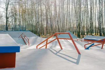 Бетонный скейт парк в мкр. Сходня, г. Химки превью 1