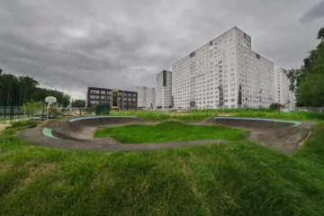 Асфальтовый памп-трек в&nbsp;ЖК&nbsp;Белые Ночи превью 1
