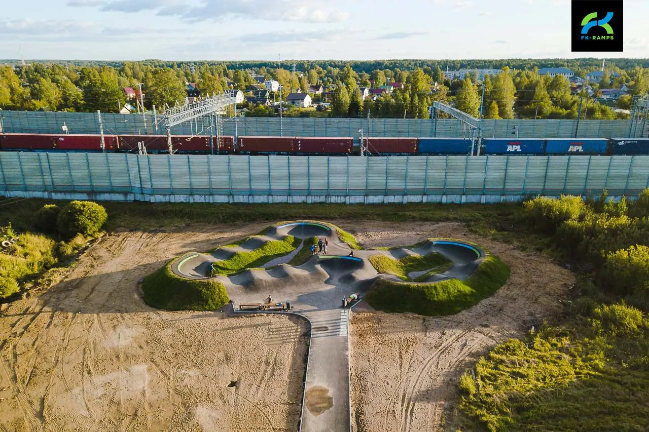 Асфальтовый памп-трек в&nbsp;городском посёлке Мга фото 10