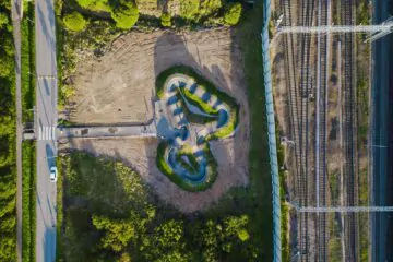 Асфальтовый памп-трек в&nbsp;городском посёлке Мга превью 1