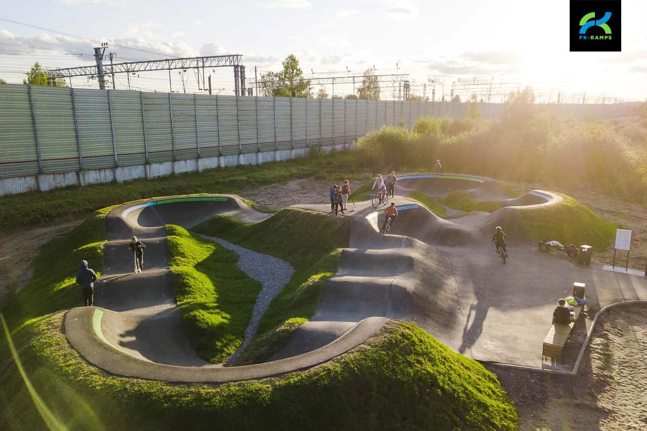 Асфальтовый памп-трек в&nbsp;городском посёлке Мга фото 18
