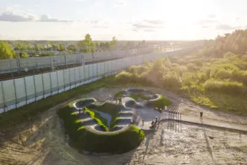 Асфальтовый памп-трек в&nbsp;городском посёлке Мга превью 1