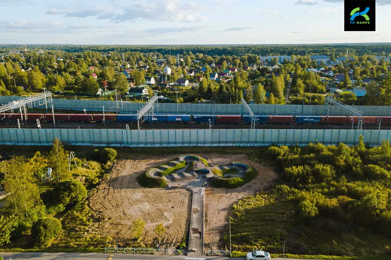 Асфальтовый памп-трек в&nbsp;городском посёлке Мга фото 9