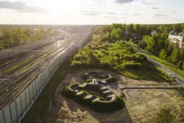 Асфальтовый памп-трек в&nbsp;городском посёлке Мга превью 1