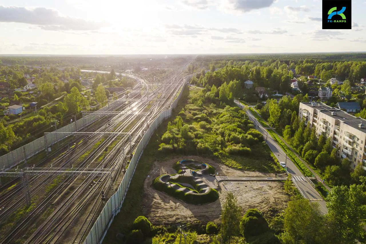 Асфальтовый памп-трек в&nbsp;городском посёлке Мга фото 6