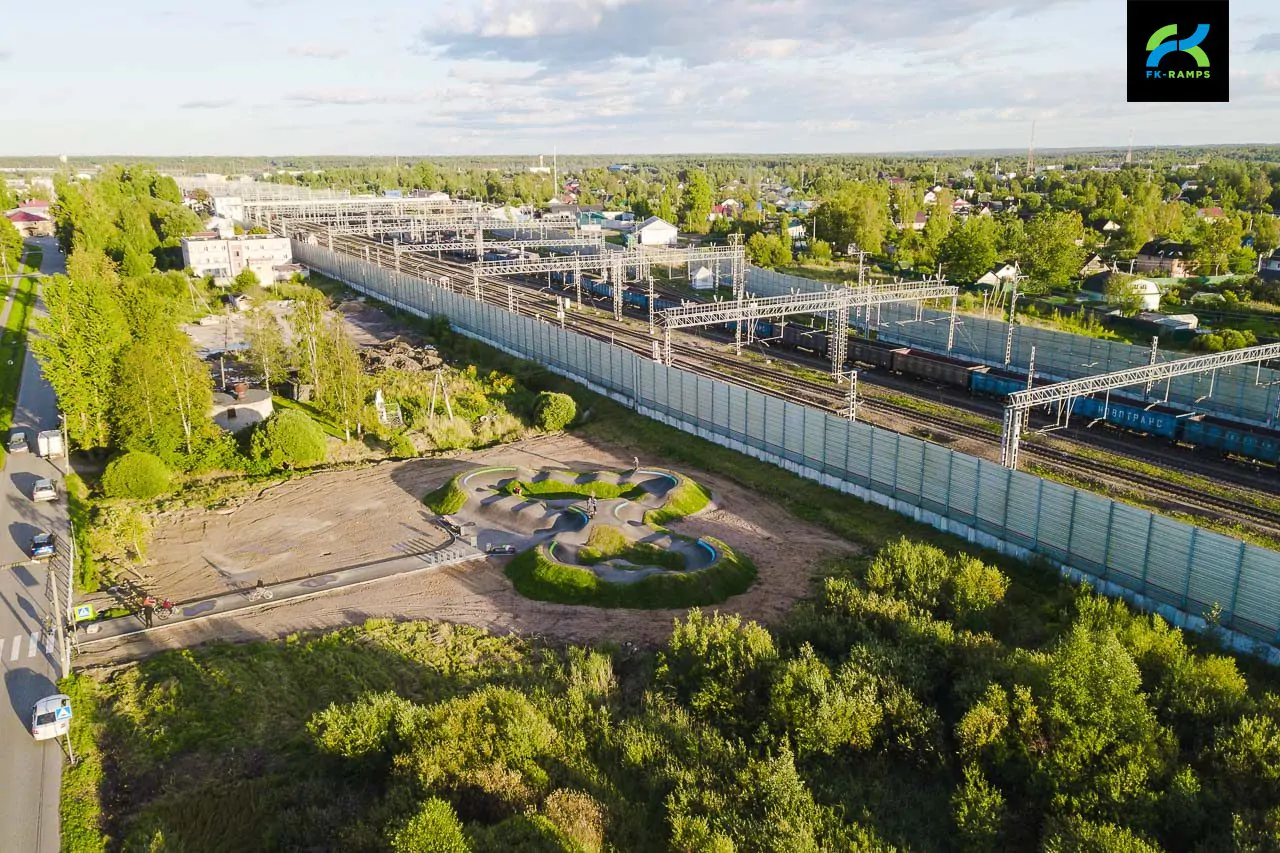 Асфальтовый памп-трек в&nbsp;городском посёлке Мга фото 3