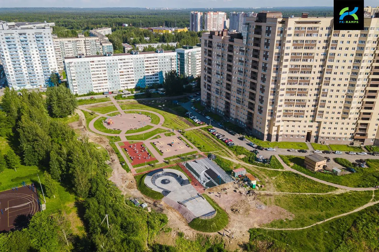 Бетонный скейт-парк Новое Девяткино фото 10