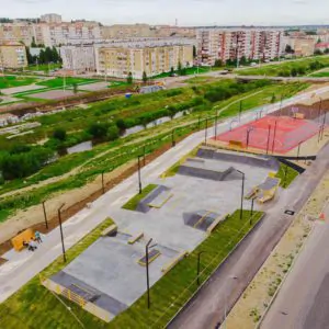 Бетонный скейт-парк в&nbsp;Ухте