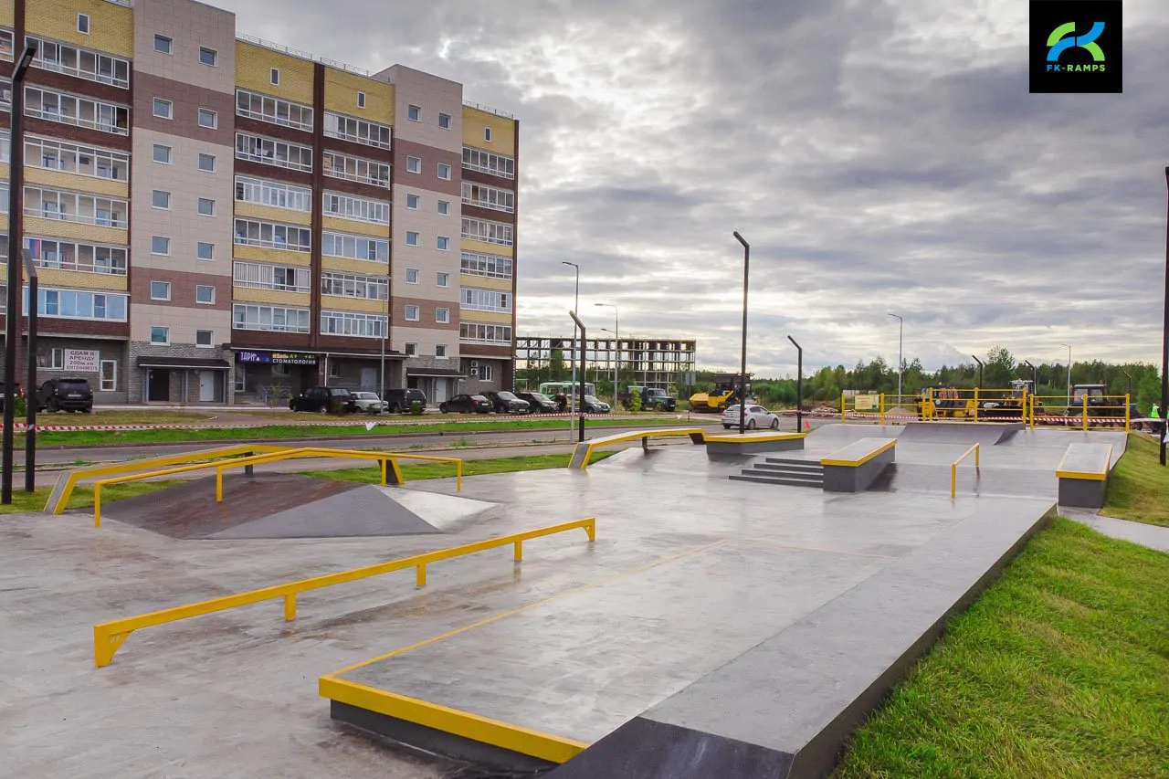 Бетонный скейт-парк в&nbsp;Ухте фото 6