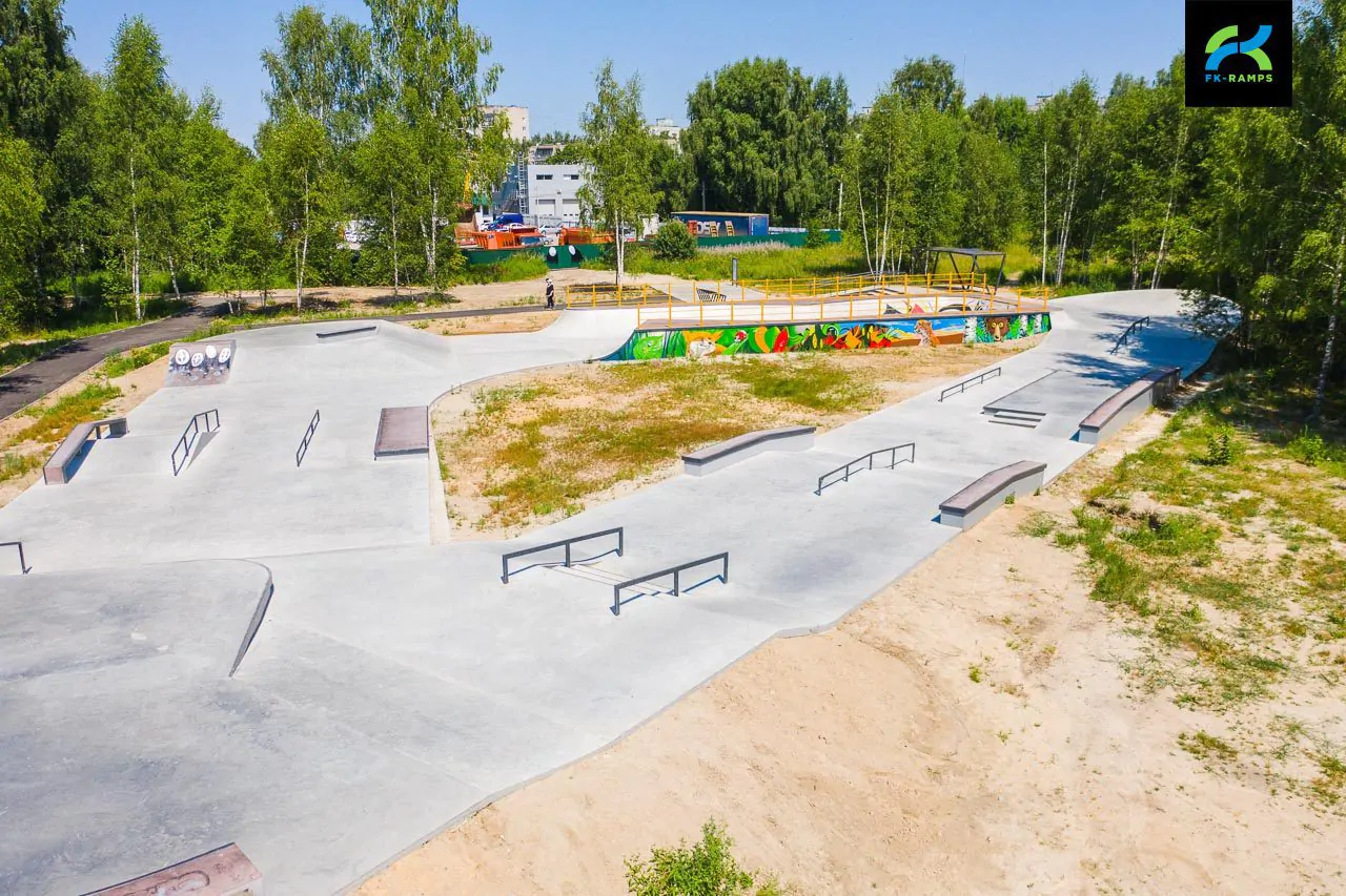Бетонный скейт-парк в&nbsp;Егорьевске фото 3