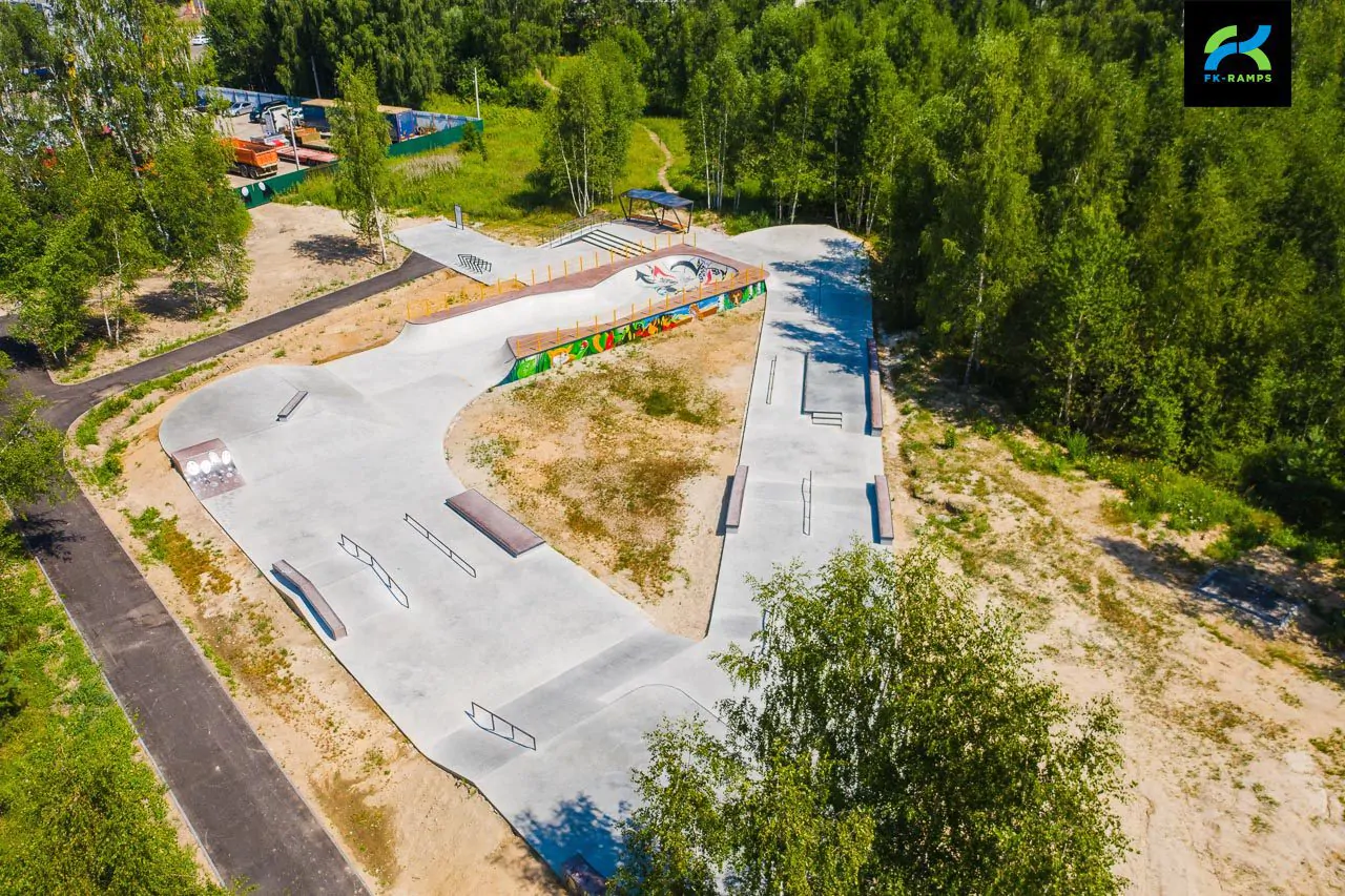 Бетонный скейт-парк в&nbsp;Егорьевске фото 8