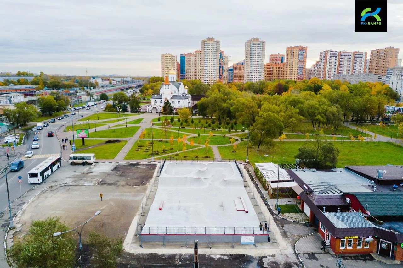 Бетонный скейт-парк в&nbsp;Реутове
