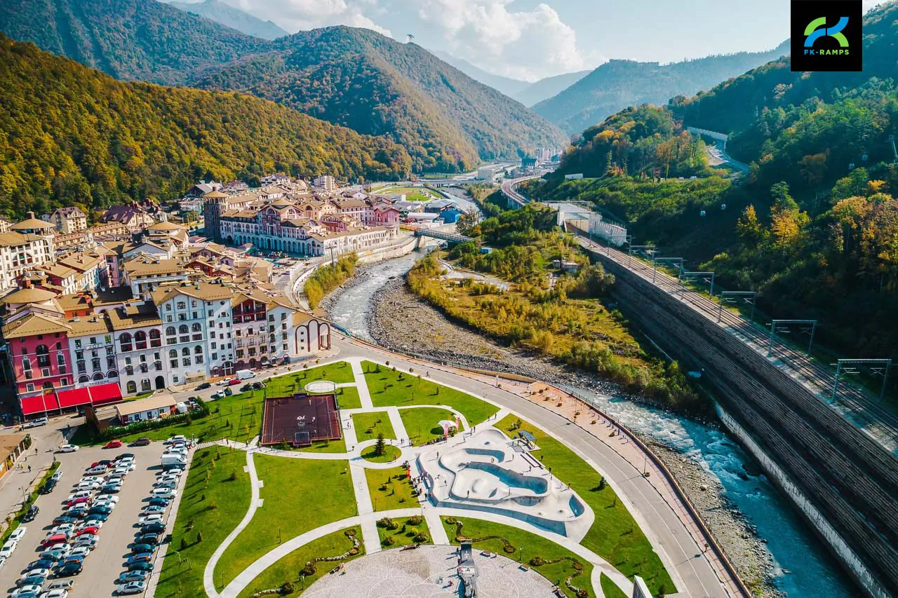 Бетонный скейт-парк в&nbsp;Красной Поляне фото 25