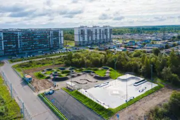 Бетонный скейт-парк и&nbsp;асфальтовый памп-трек в&nbsp;Кировске превью 1