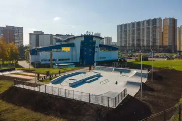Бетонный скейт-парк ул. Антонова-Овсеенко 2А превью 1