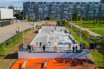 Бетонный скейт-парк ул. Джона Рида 8А превью 1