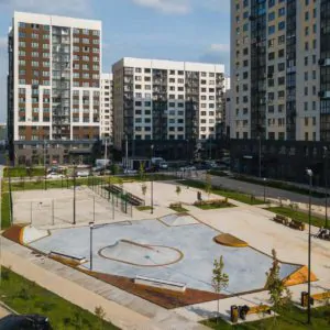Бетонный скейт-парк в&nbsp;ЖК&nbsp;Испанские кварталы