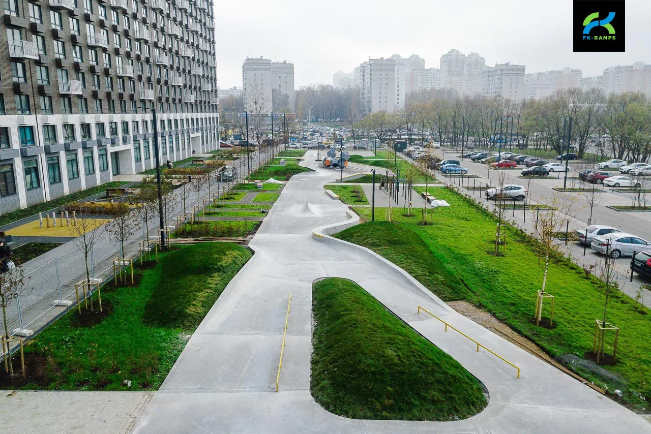 Бетонный скейт-парк ЖК&nbsp;Мещерский Лес, Москва фото 12