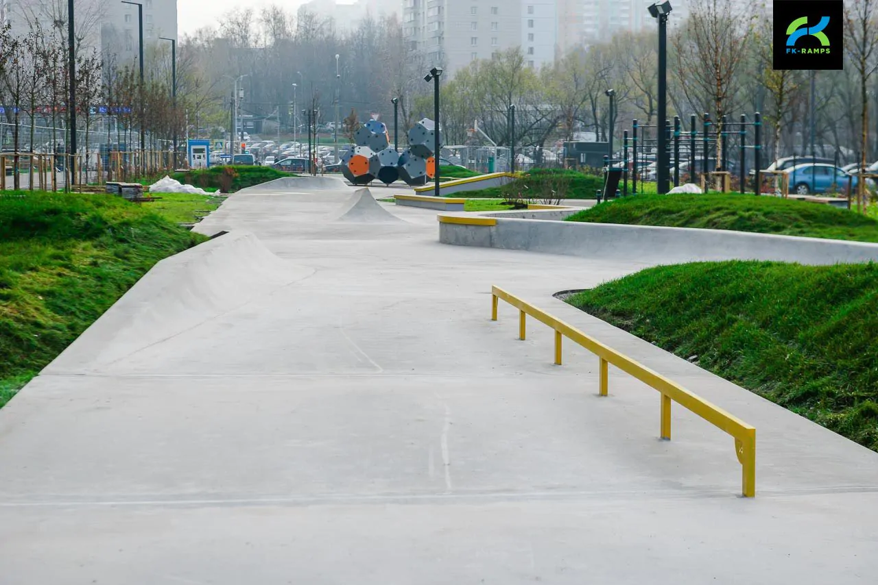 Бетонный скейт-парк ЖК&nbsp;Мещерский Лес, Москва фото 5
