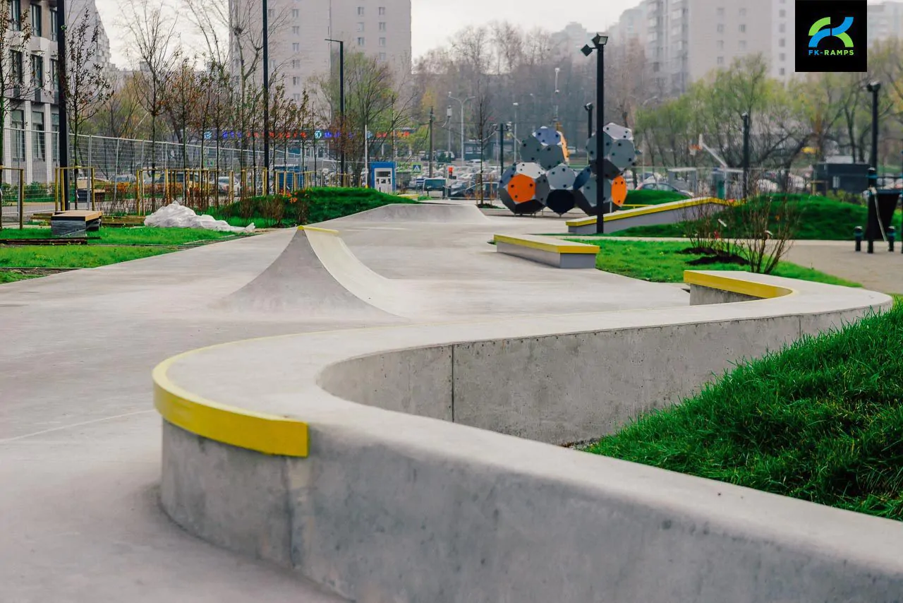 Бетонный скейт-парк ЖК&nbsp;Мещерский Лес, Москва фото 6