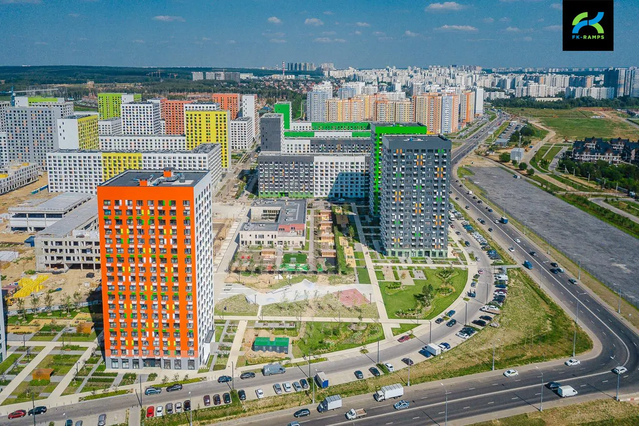 Бетонный скейт-парк в&nbsp;ЖК&nbsp;Бунинские Луга, Москва фото 12
