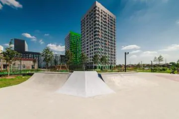 Бетонный скейт-парк в&nbsp;ЖК&nbsp;Бунинские Луга, Москва превью 1