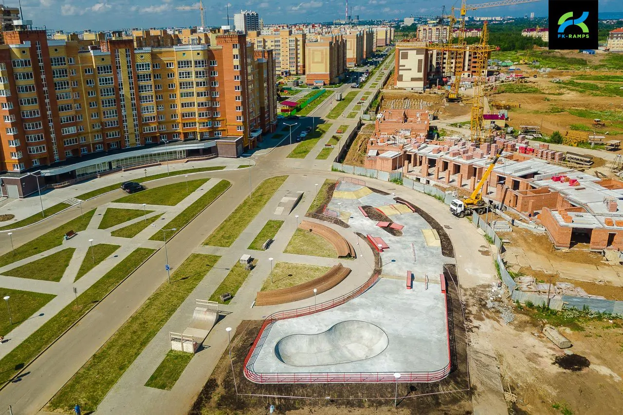 Бетонный скейт-парк в&nbsp;Чебоксарах