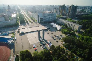 Каркасный скейт-парк в&nbsp;Челябинске на&nbsp;площади Науки превью 1