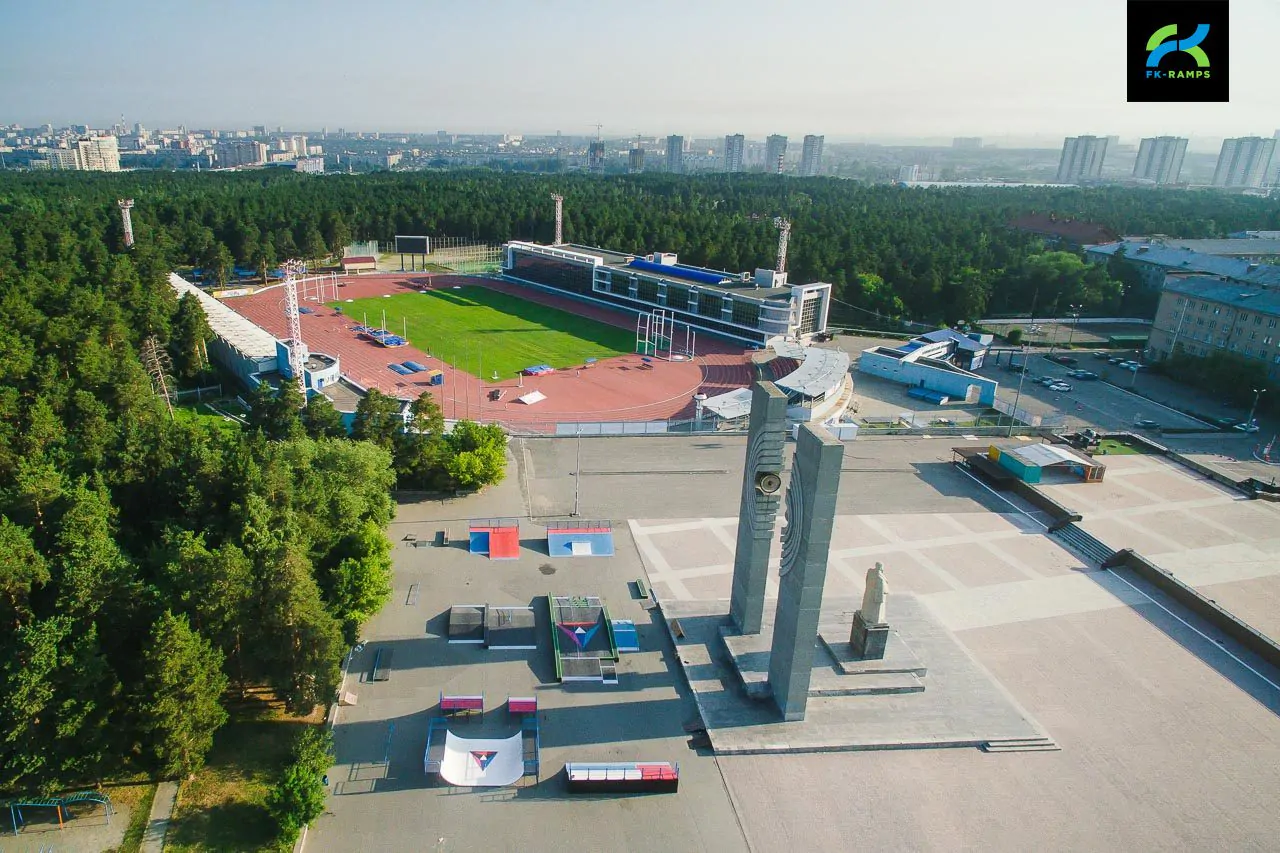 Каркасный скейт-парк в&nbsp;Челябинске на&nbsp;площади Науки фото 10