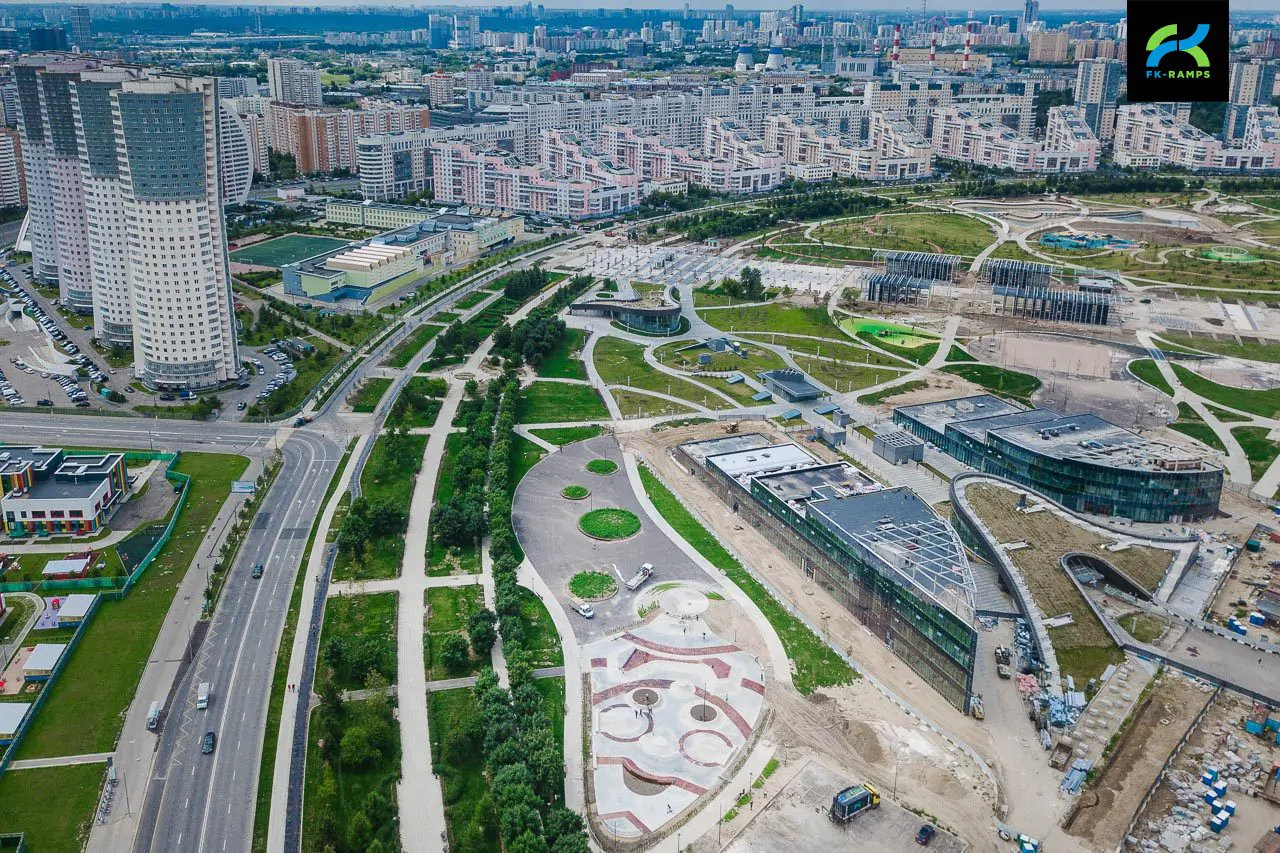 Бетонный скейт-парк на&nbsp;Ходынском поле фото 2