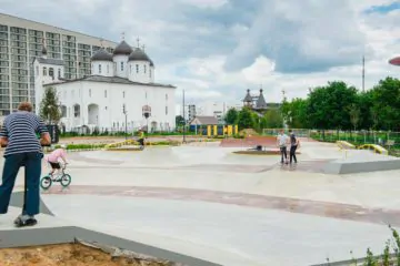 Бетонный скейт-парк на&nbsp;Ходынском поле превью 1