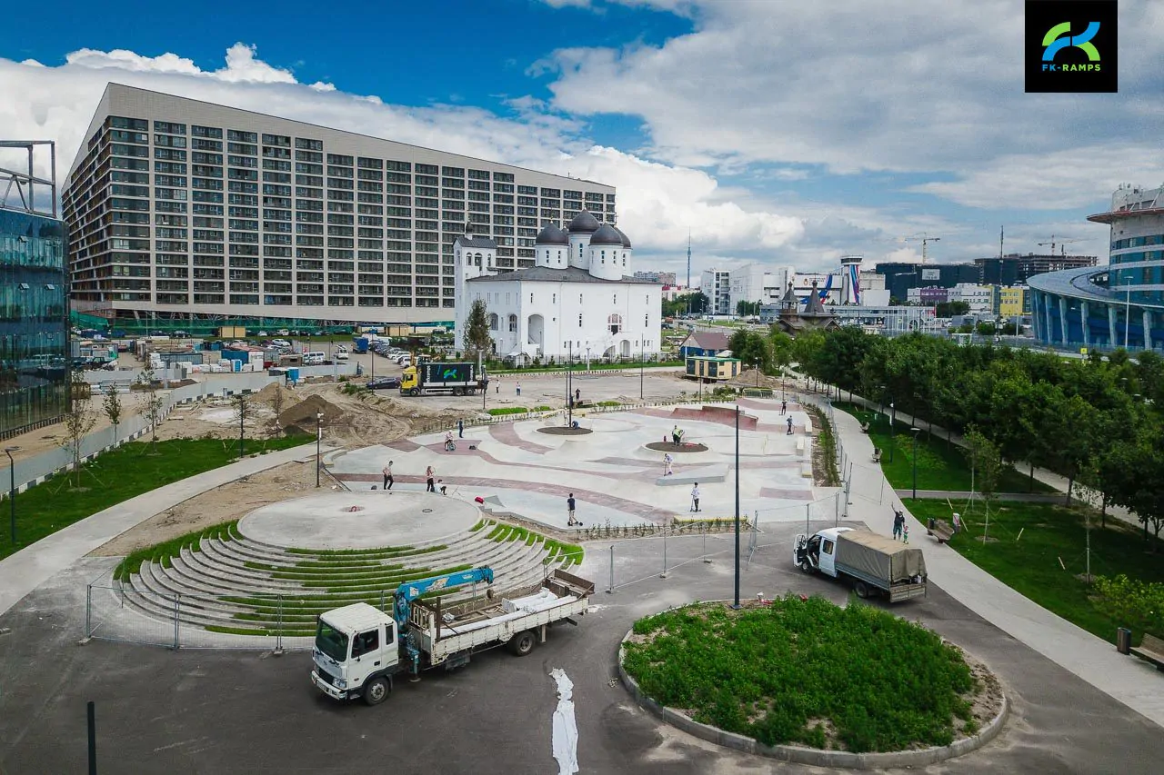 Бетонный скейт-парк на&nbsp;Ходынском поле фото 28