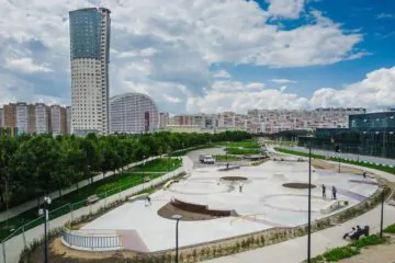 Бетонный скейт-парк на&nbsp;Ходынском поле превью 1