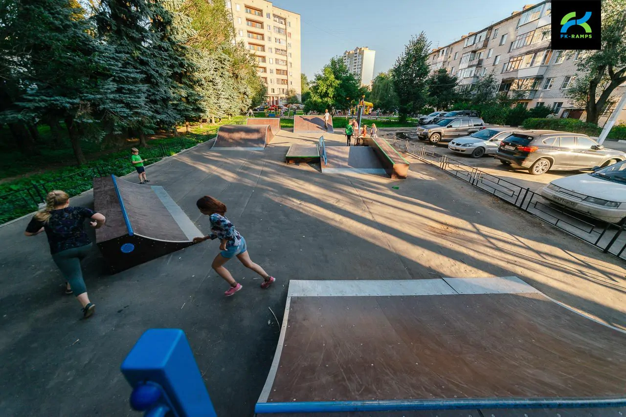 Деревянный скейт-парк в&nbsp;Дедовске фото 18