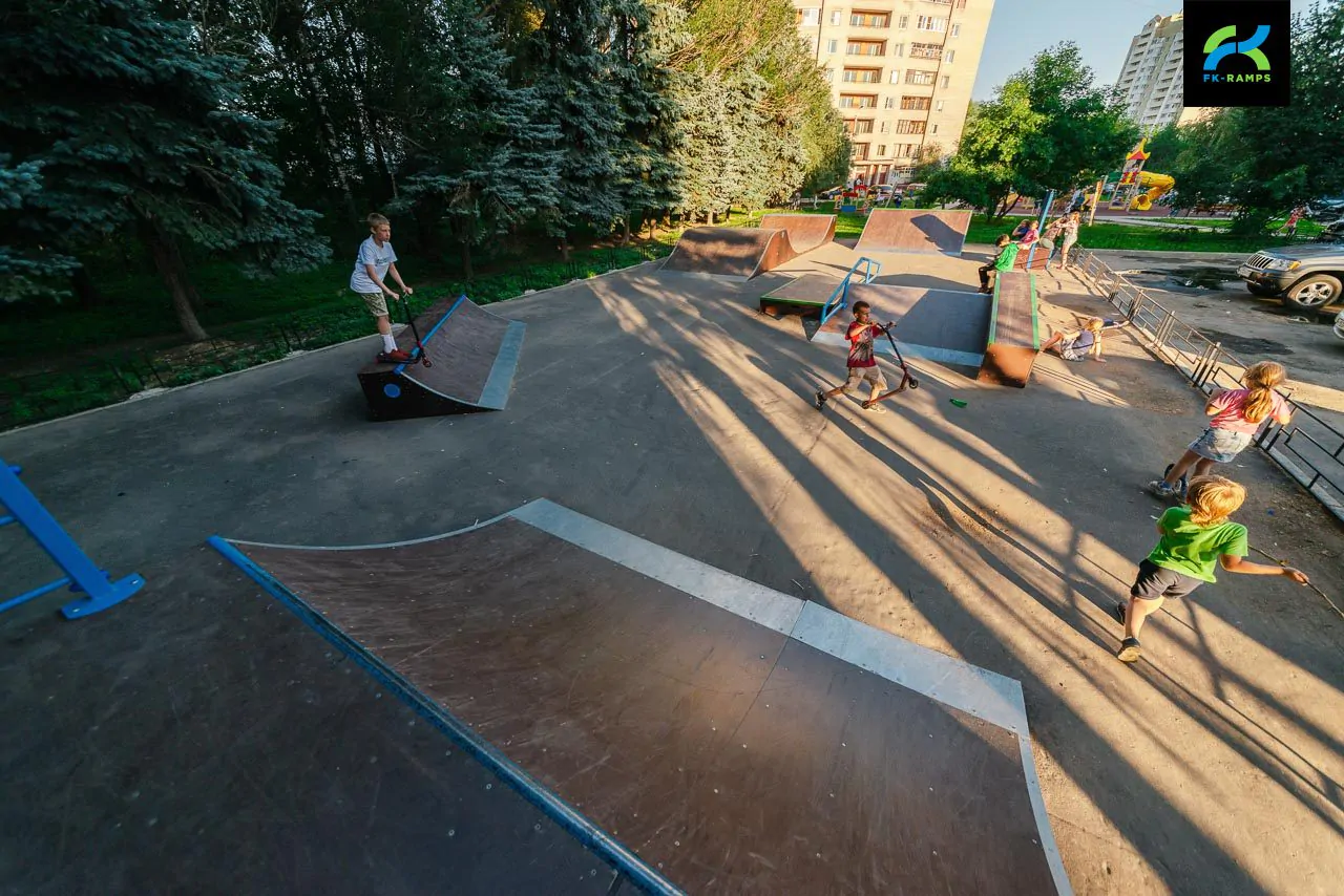 Деревянный скейт-парк в&nbsp;Дедовске фото 2