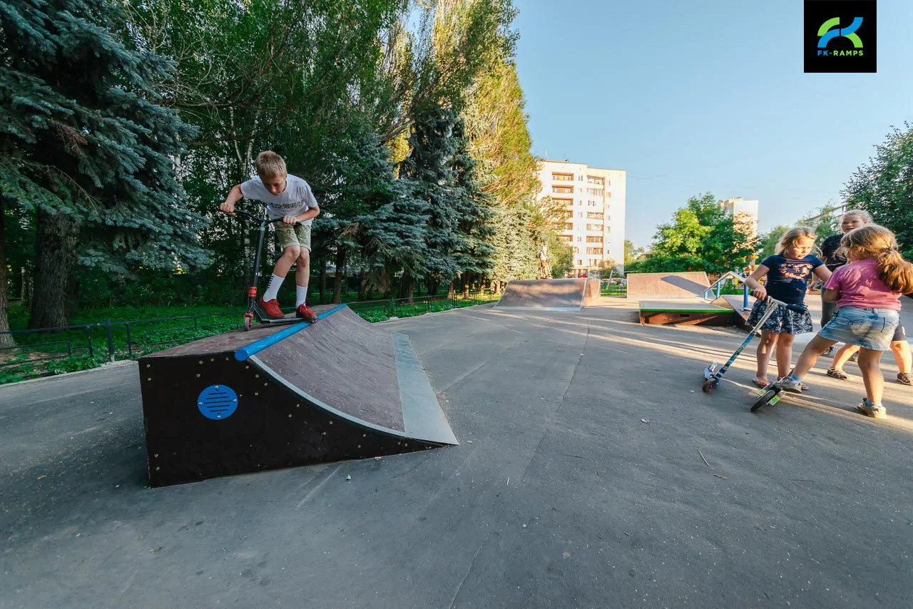 Деревянный скейт-парк в&nbsp;Дедовске фото 3