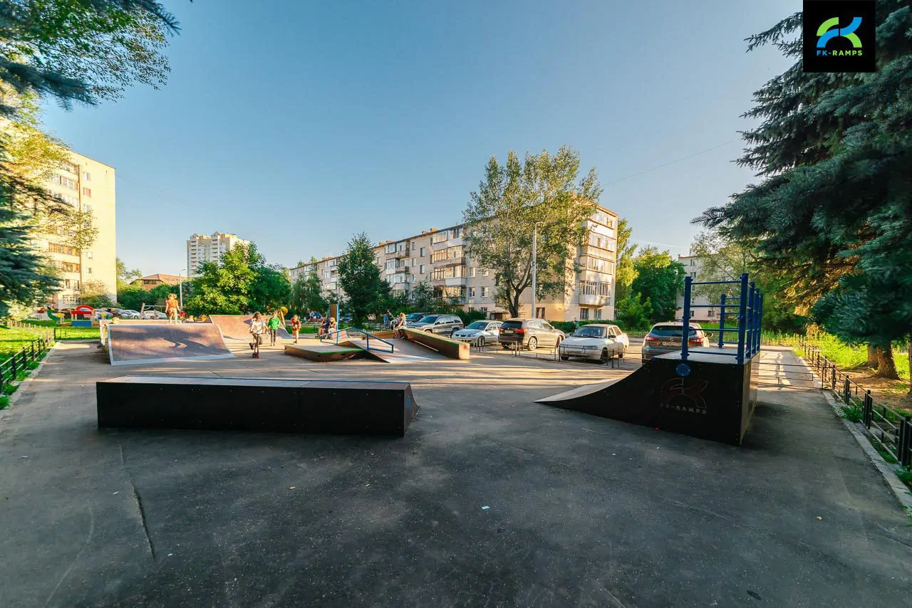 Деревянный скейт-парк в&nbsp;Дедовске фото 13