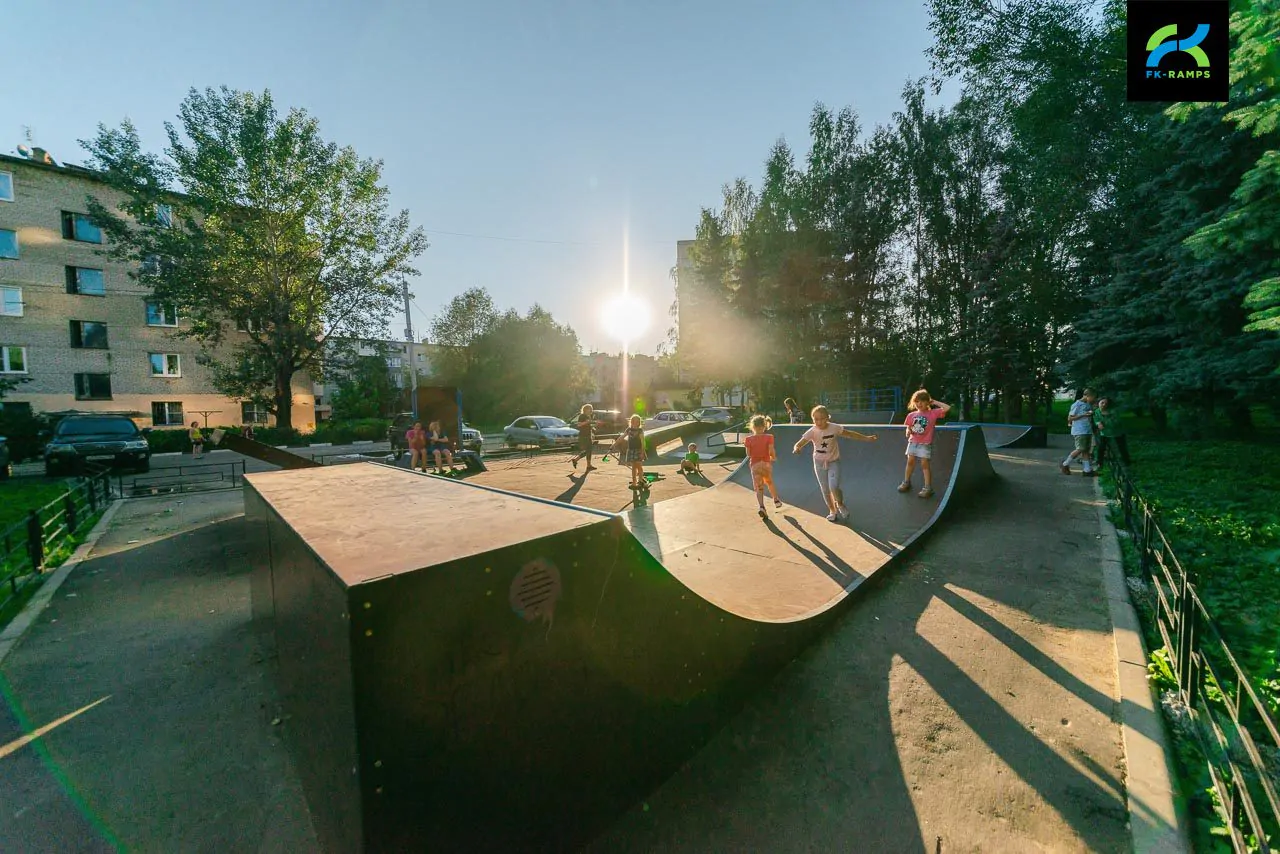 Деревянный скейт-парк в&nbsp;Дедовске фото 14