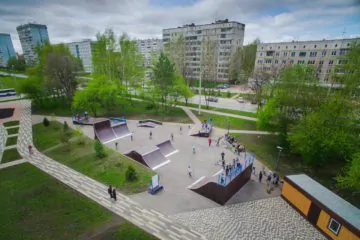 Деревянный скейт-парк в&nbsp;Кемерово превью 1