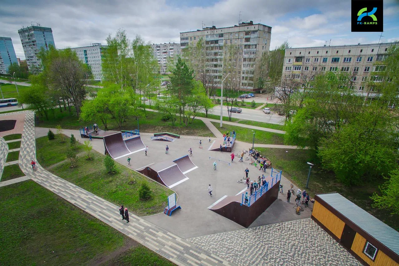 Деревянный скейт-парк в&nbsp;Кемерово фото 11