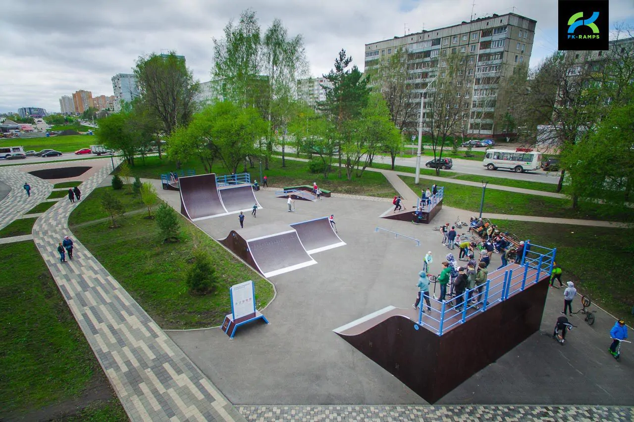 Деревянный скейт-парк в&nbsp;Кемерово фото 12