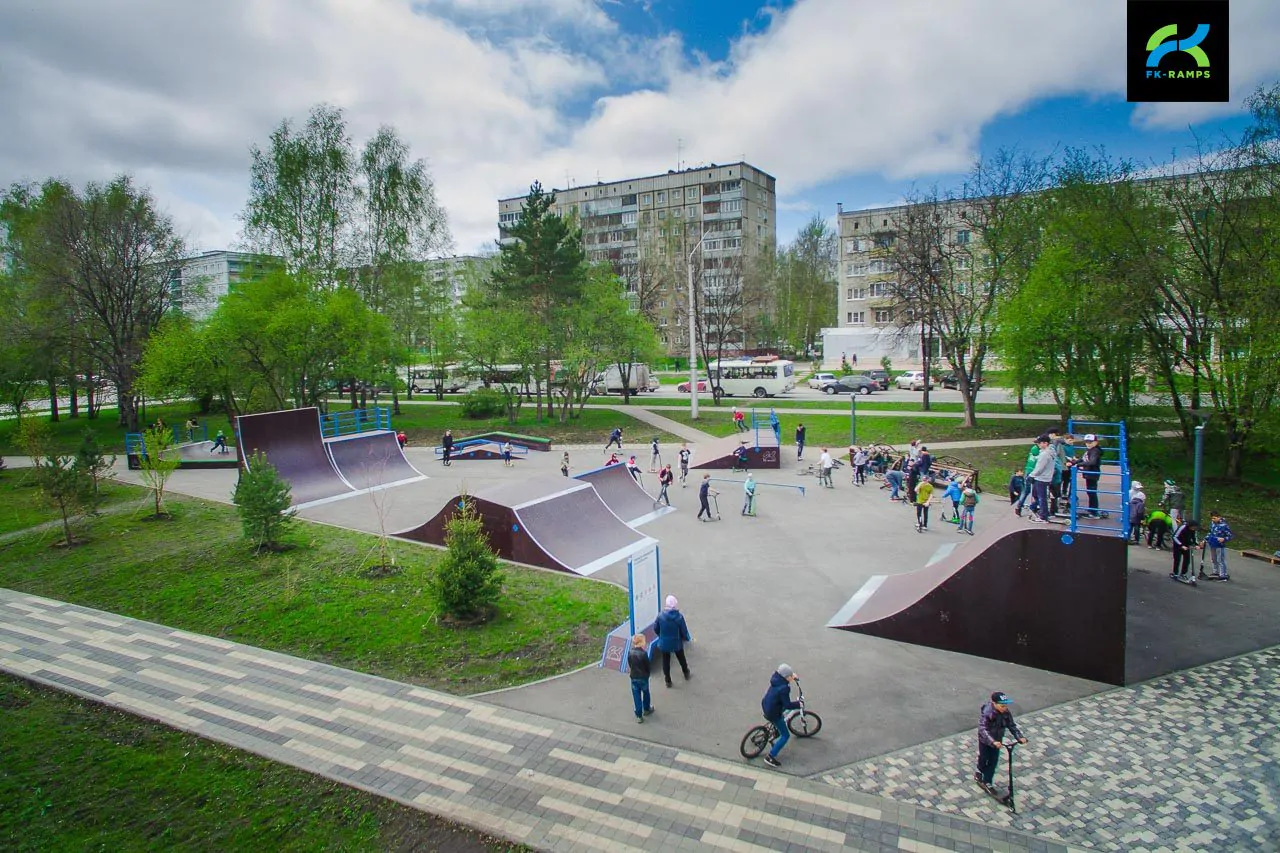 Деревянный скейт-парк в&nbsp;Кемерово фото 14