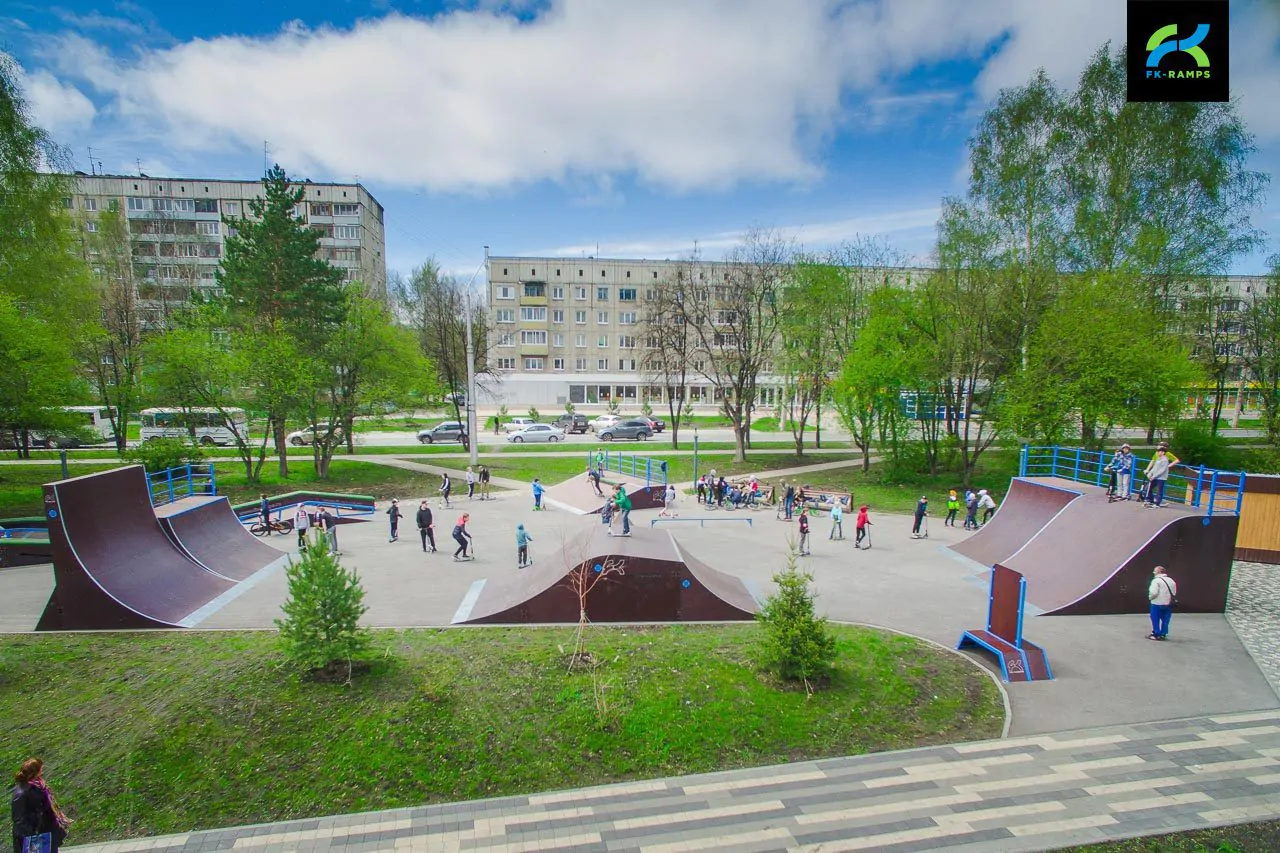 Деревянный скейт-парк в&nbsp;Кемерово фото 18