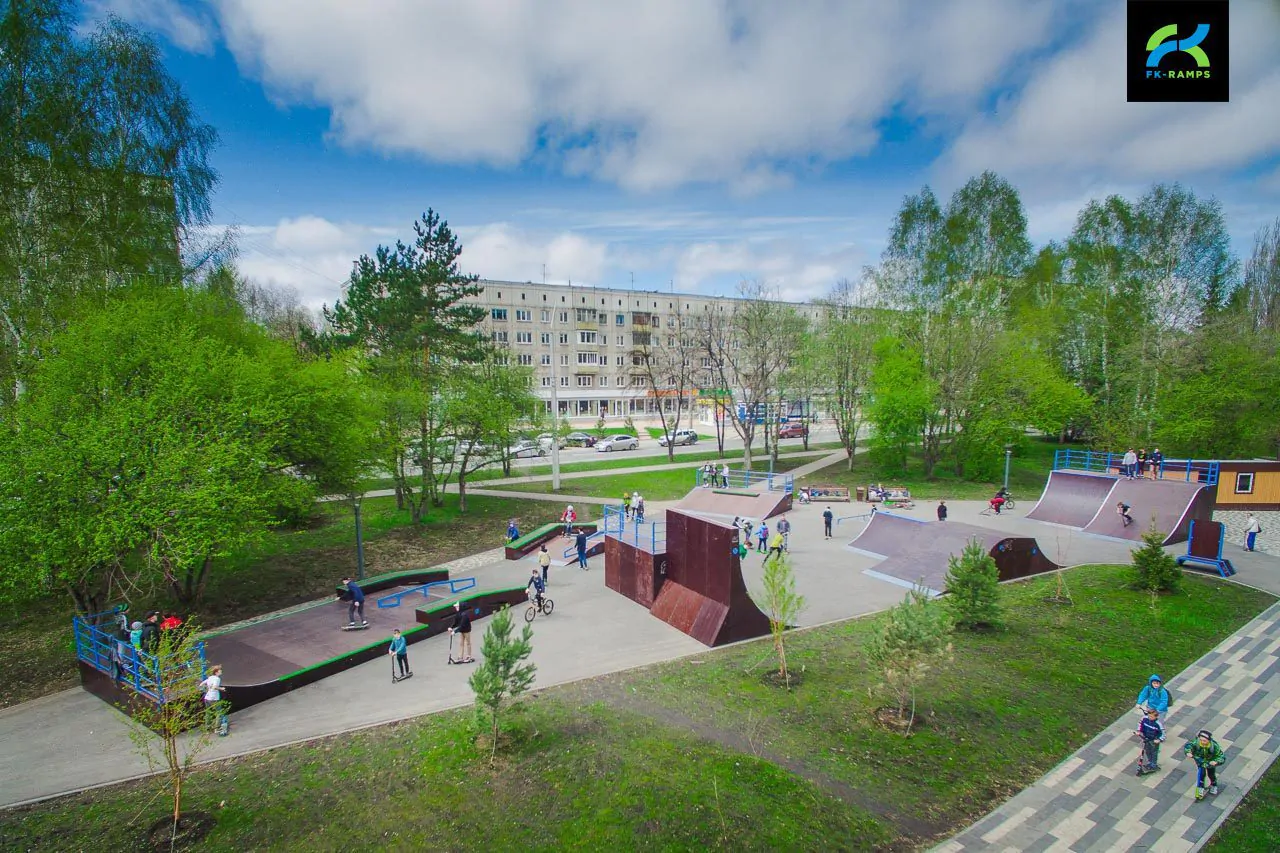 Деревянный скейт-парк в&nbsp;Кемерово фото 2