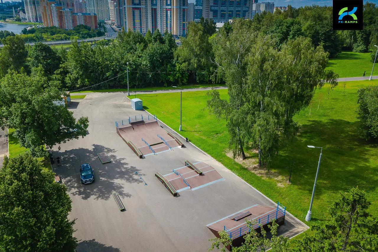 Деревянный скейт-парк Митино (Москва) фото 12