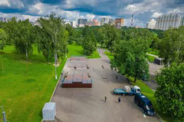 Деревянный скейт-парк Митино (Москва) превью 1