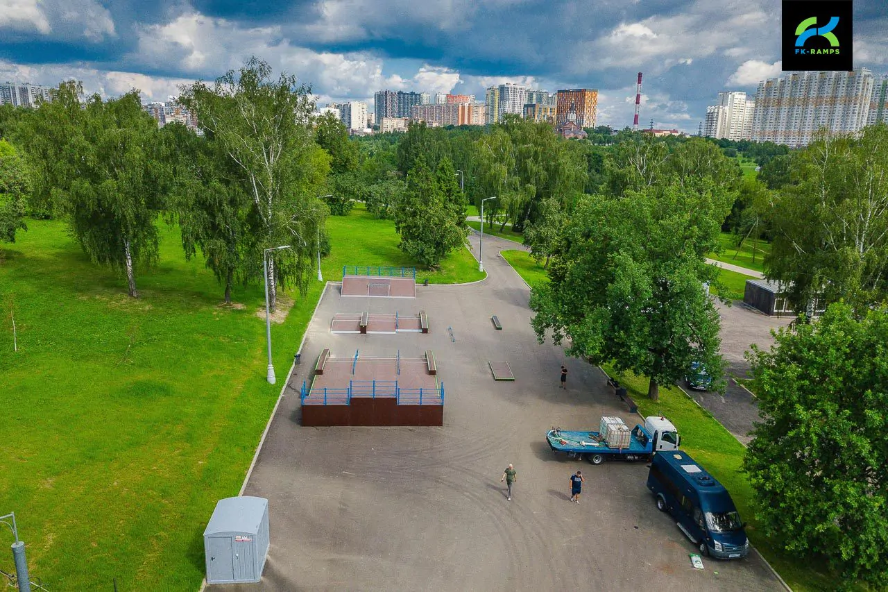 Деревянный скейт-парк Митино (Москва) фото 14